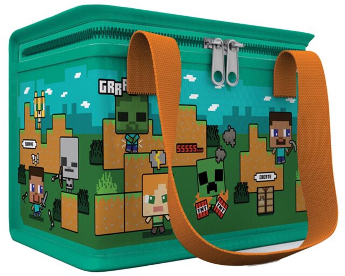 Union Minecraft Steve Alex Rpet robuste Kühltasche Lunchtasche