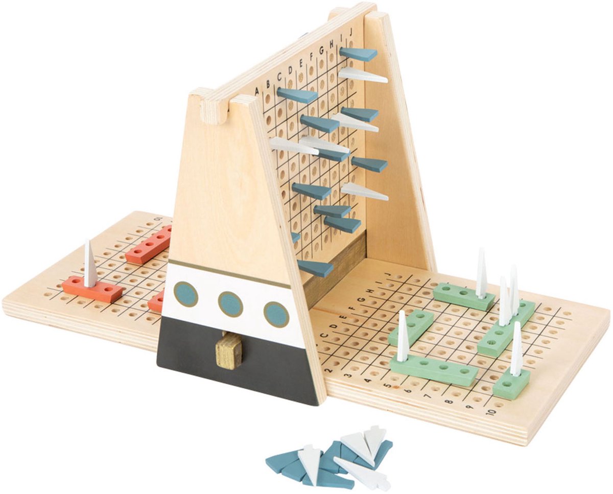 Small Foot - Holzstrategiespiel Schlacht der Schiffe
