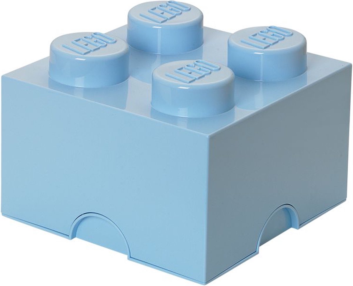 Zimmer Kopenhagen Lego Storage Brick 4 Hellblau