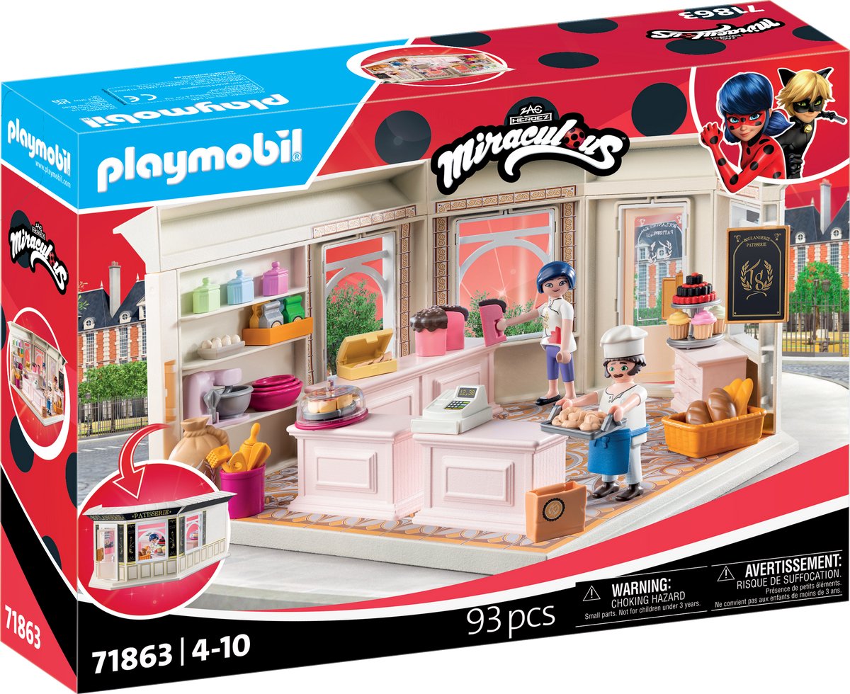 Playmobil Miraculous: Französische Bäckerei 71863