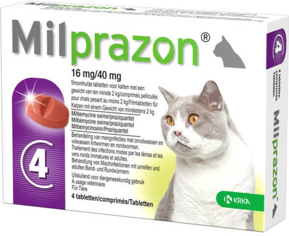Milprazon krka Entwurmungstabletten Katze