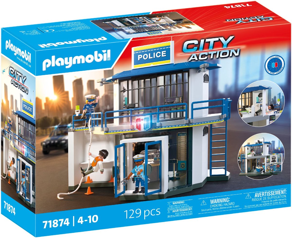 Playmobil 71874 Polizeistation mit Ermittlungsraum