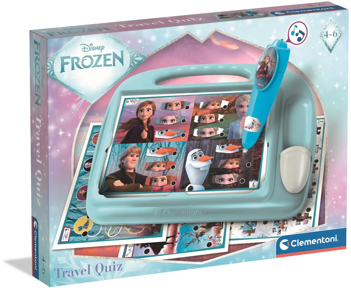 Clementoni Frozen Quizzy-Reisespiel