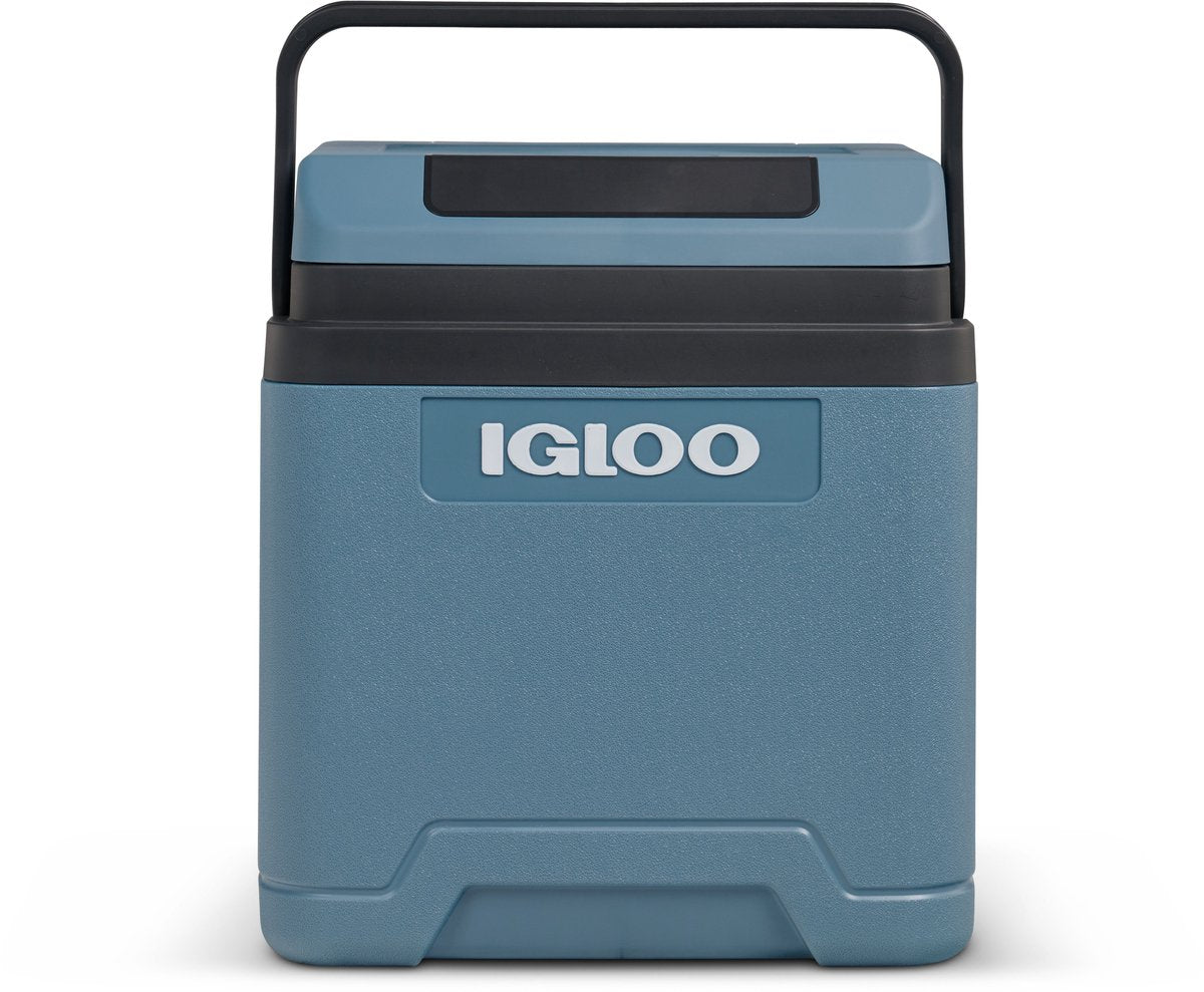 Igloo ie24 dc – thermoelektrische Kühlbox – 24 Liter – 12 V Gleichstrom – bis zu 20 °C unter der Temperatur – blau
