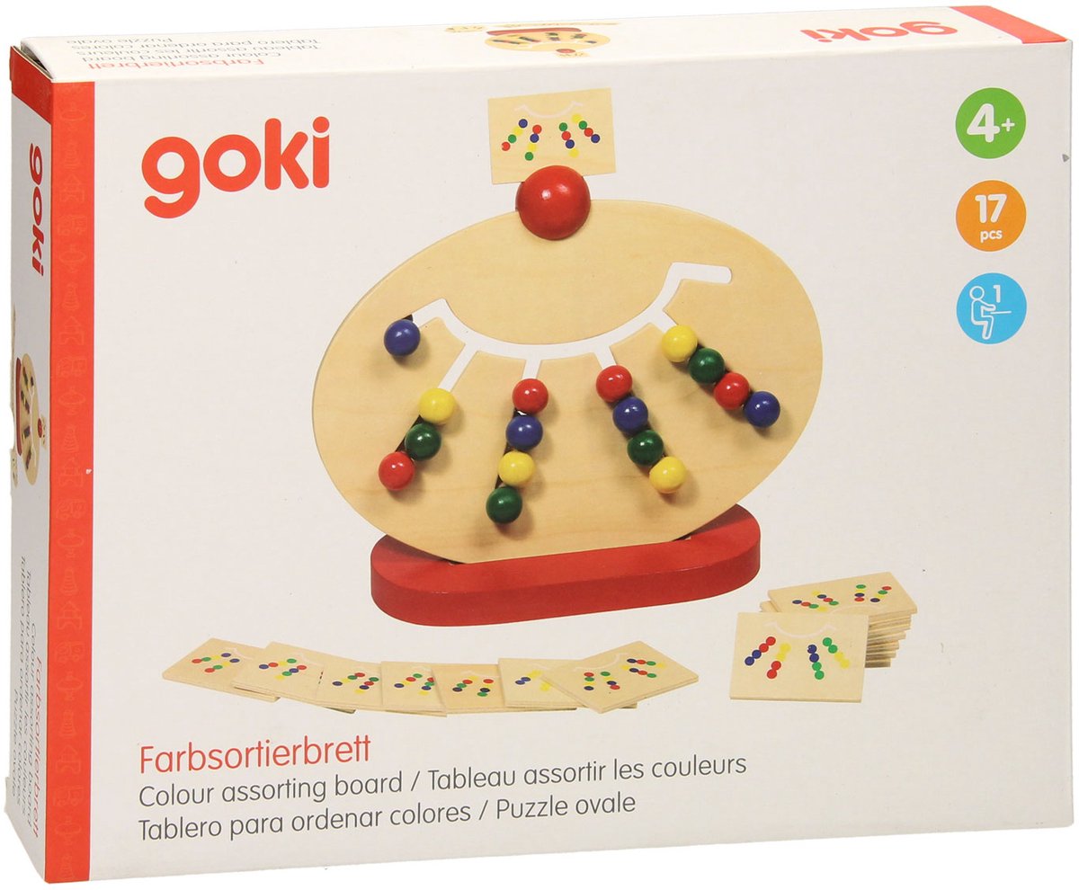Goki Farb-Ranking-Spiel 23x28cm, mit 16 Beispielbildern, 4+ 4