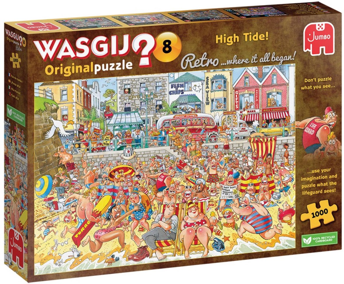 Jumbo Wasgij Retro Original 8 Puzzle – Flut!, 1000 Teile.