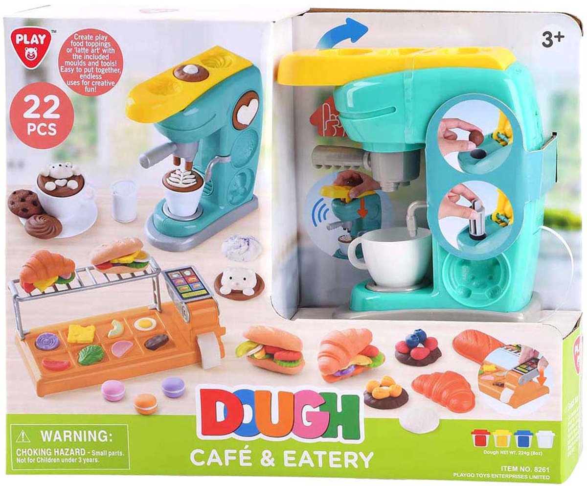 Playgo Ton-Set für den Speisesaal – 4 Tontöpfe