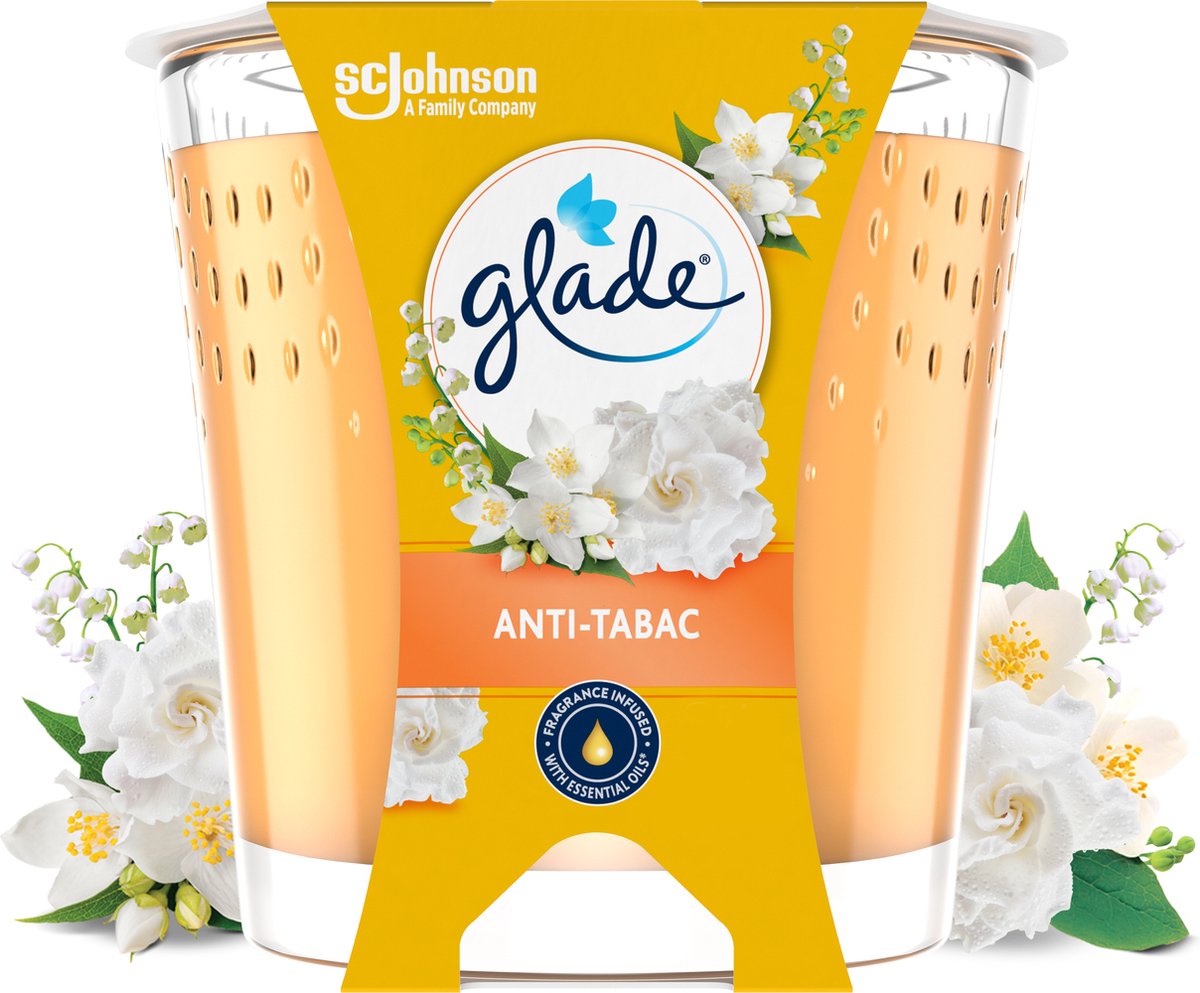 Glade Duftkerze Anti-Tabac 100 % Rapswachs