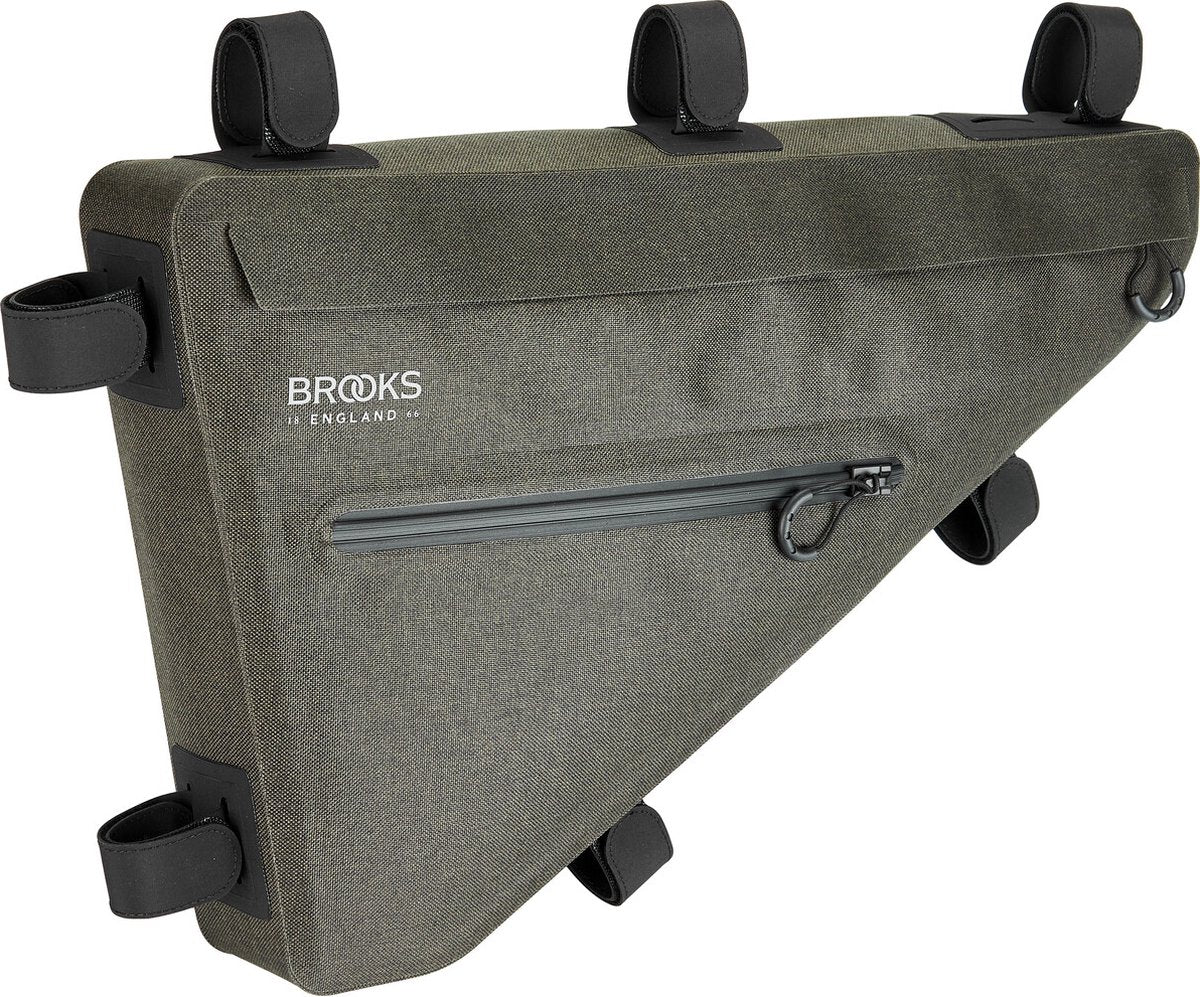 Brooks Scape Frame Bag – Wasserdichte Fahrradrahmentasche, 5,5 l, Grün
