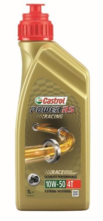 Castrol Oil Power RS Racing 4T 10W-50 Flasche bis 1 Liter