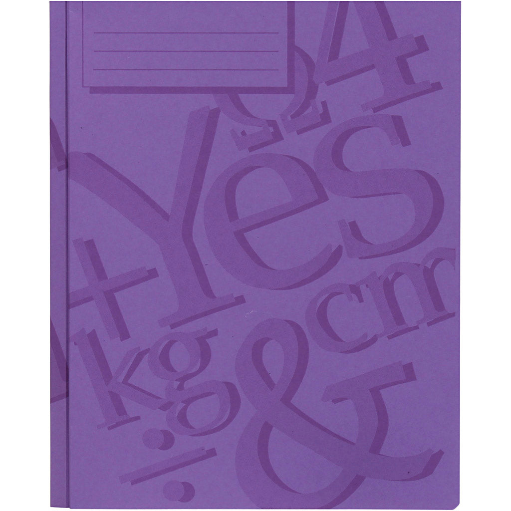 Arbeitsheft, A4, violett, 100 Teile, 1 Box