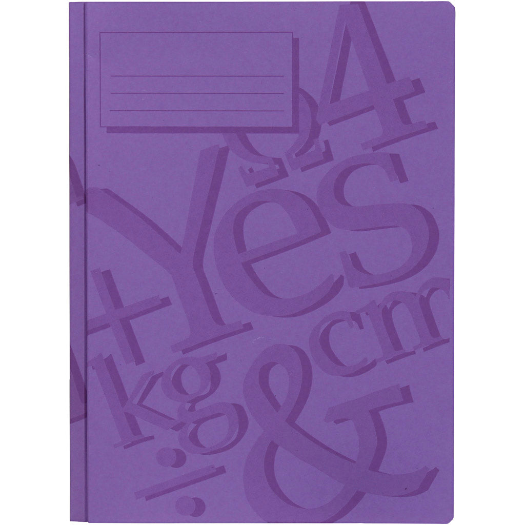 Arbeitsheft, A4, violett, 100 Teile, 1 Box