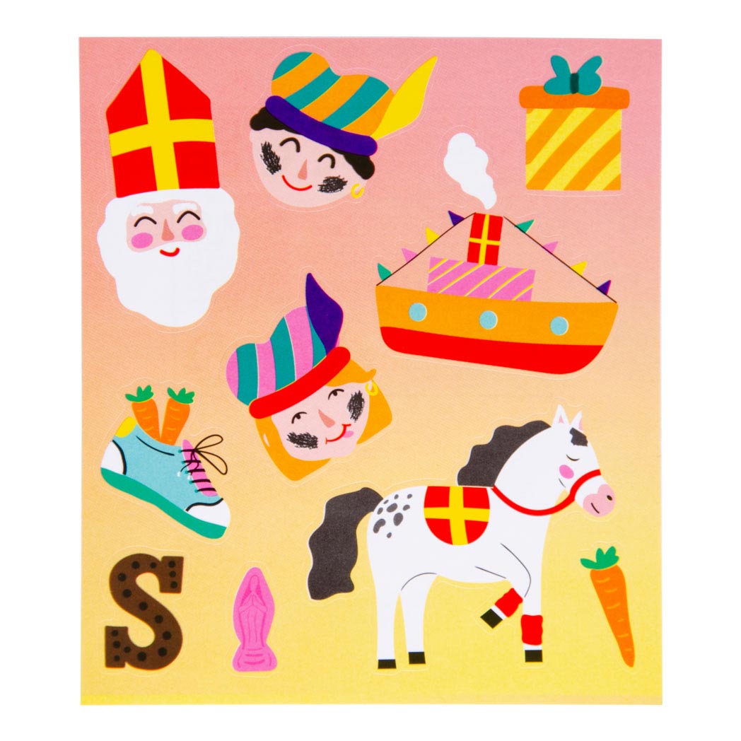 Duckiez-Aufkleber Sinterklaas