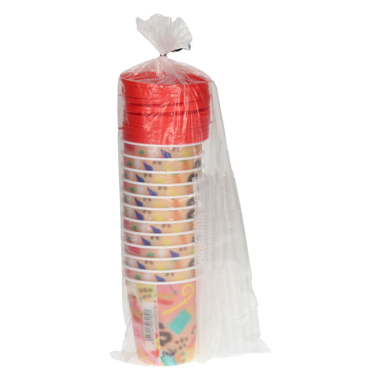 Duckiez-Becher mit Deckel und Strohhalm Sinterklaas, 12 Stk.