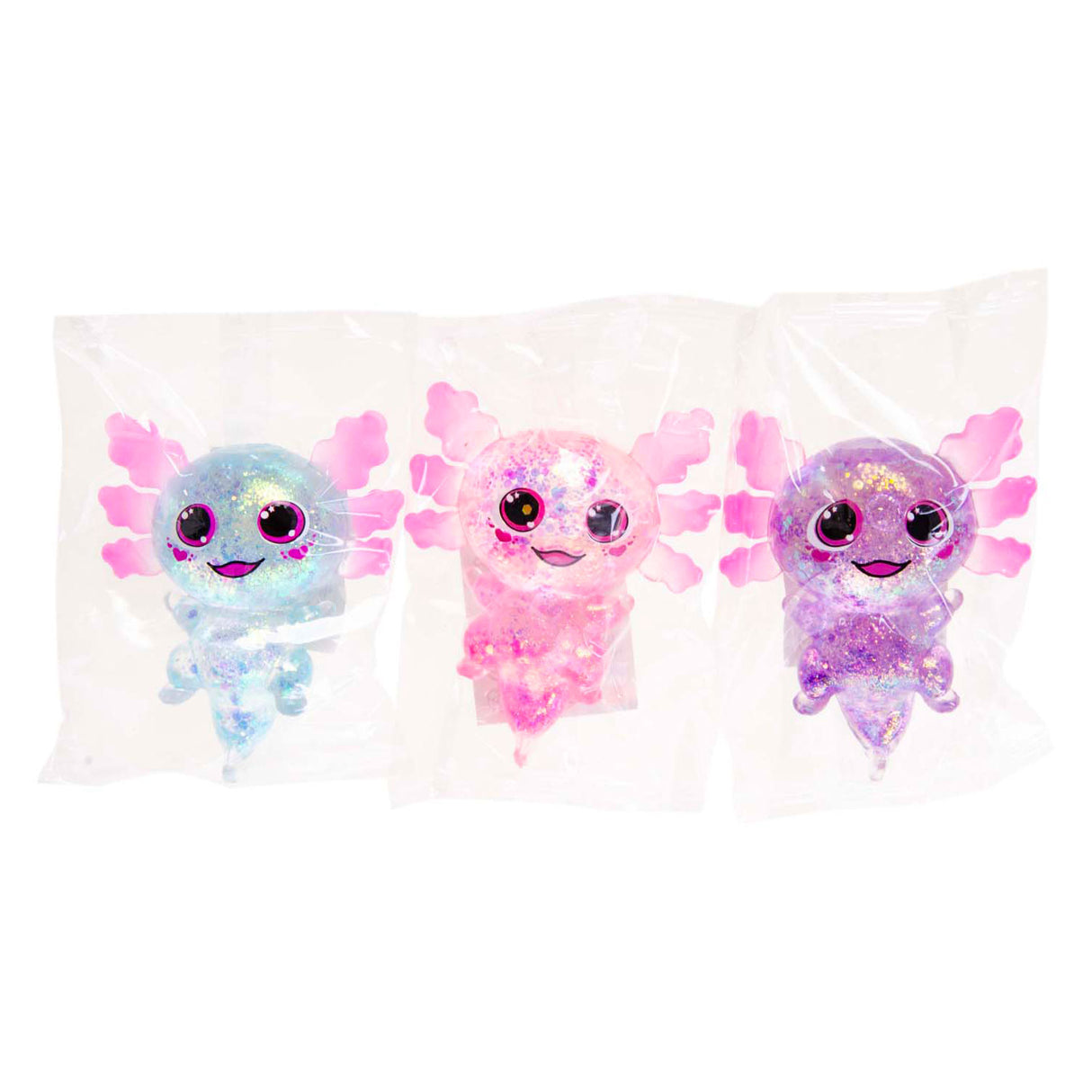 Duckiez Quetschtier Axolotl transparent