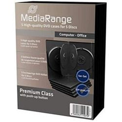 DVD-Hülle Mediarange Box35-5 schwarz