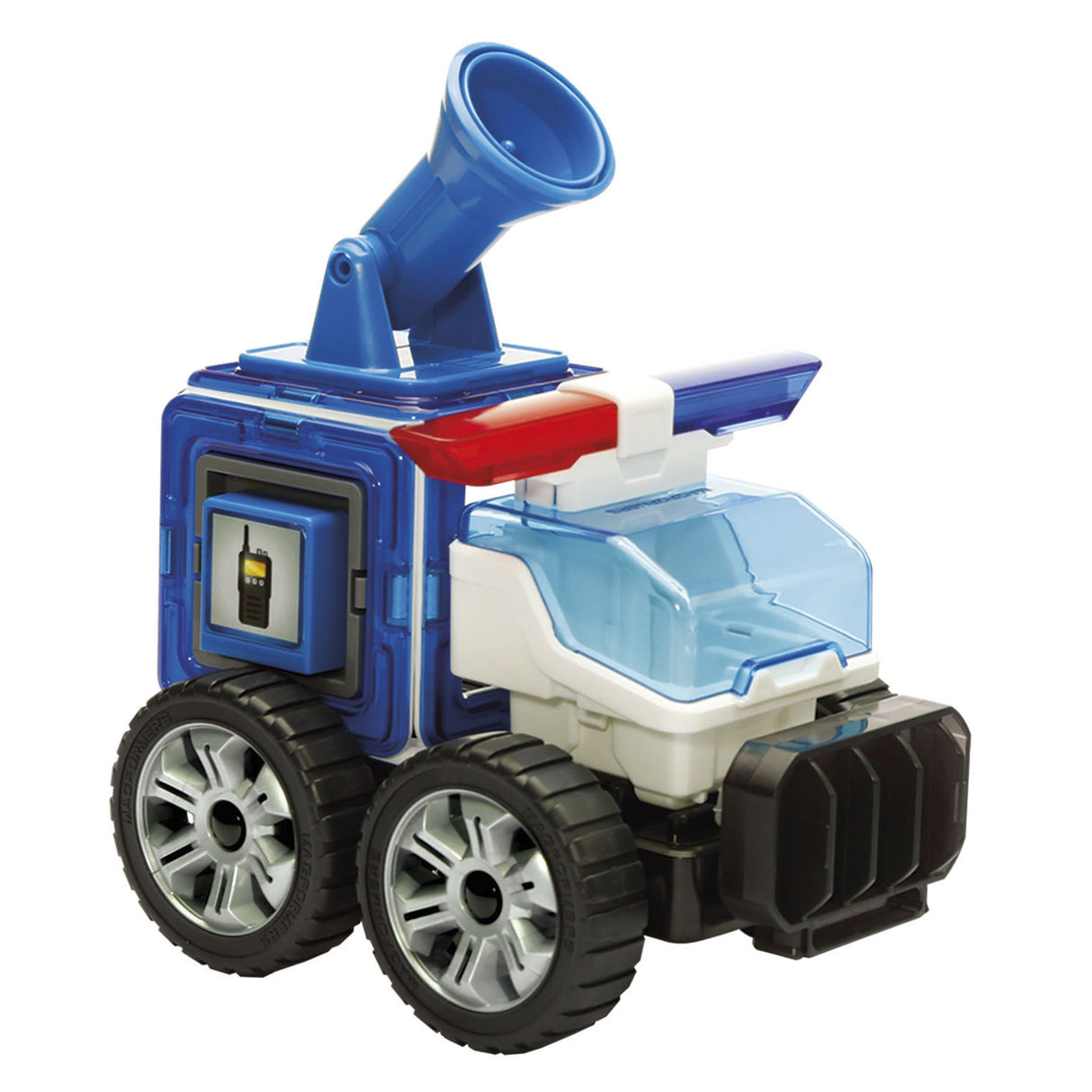 Magformers S.T.E.M. Erstaunliches Polizei-Set, 50-teilig.