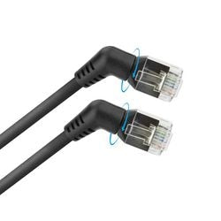 Netzwerkkabel Act RJ45 (8p8c) Stecker RJ45 (8p8c) Stecker 2 m schwarz