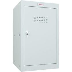 Phoenix garderobekast 1 deur sleutelslot 400 x 400 x 665 mm grijs