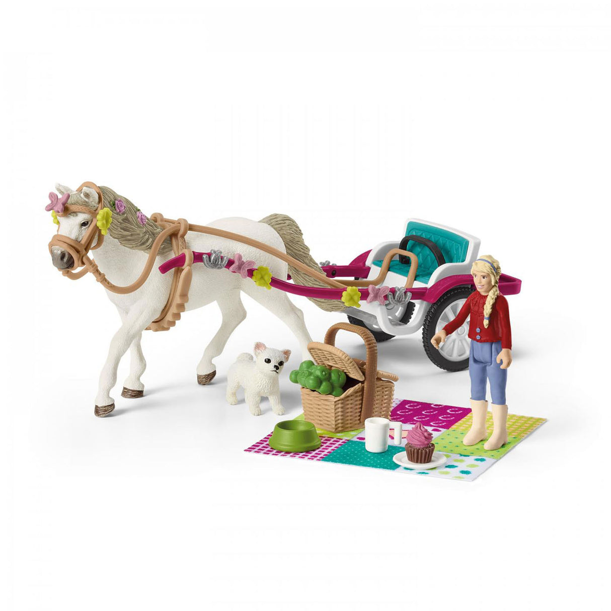 Schleich Horse Club Kutsche für das große Pferdeturnier 42467