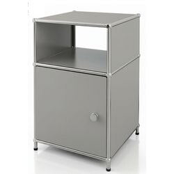 Bijzettafel floordirekt concept epure grijs 400 mm x 400 mm x 650 mm