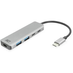 USB-C-Hub Act AC7072 5 Ports Silber