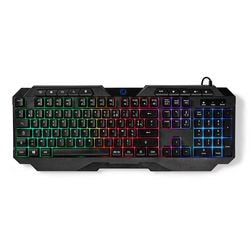 Ty-Tastatur Nedis GKBD110BKFR schwarz