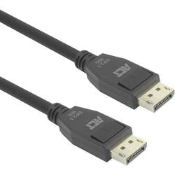Displayport-Kabel, Display-Port-Stecker, Display-Port-Stecker, 2 m, Schwarz