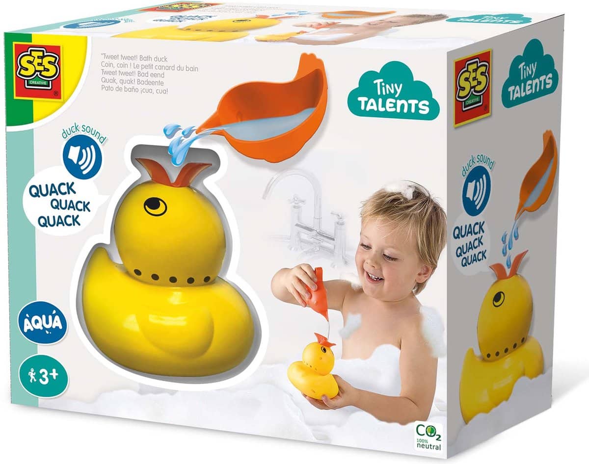 Ses Tiny Talents Tweet Tweet Badeente Badespielzeug mit Schaufel