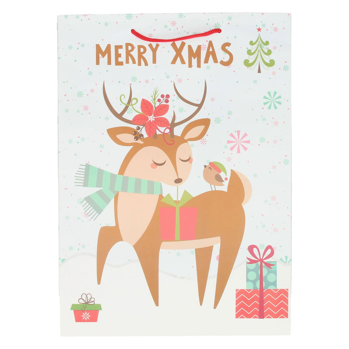 Geschenktüte Weihnachtsigel, 34cm