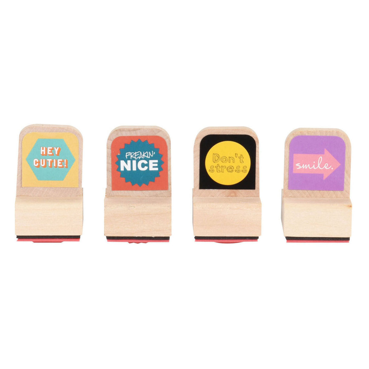 Stempel Holzdesign, 4 Stk.