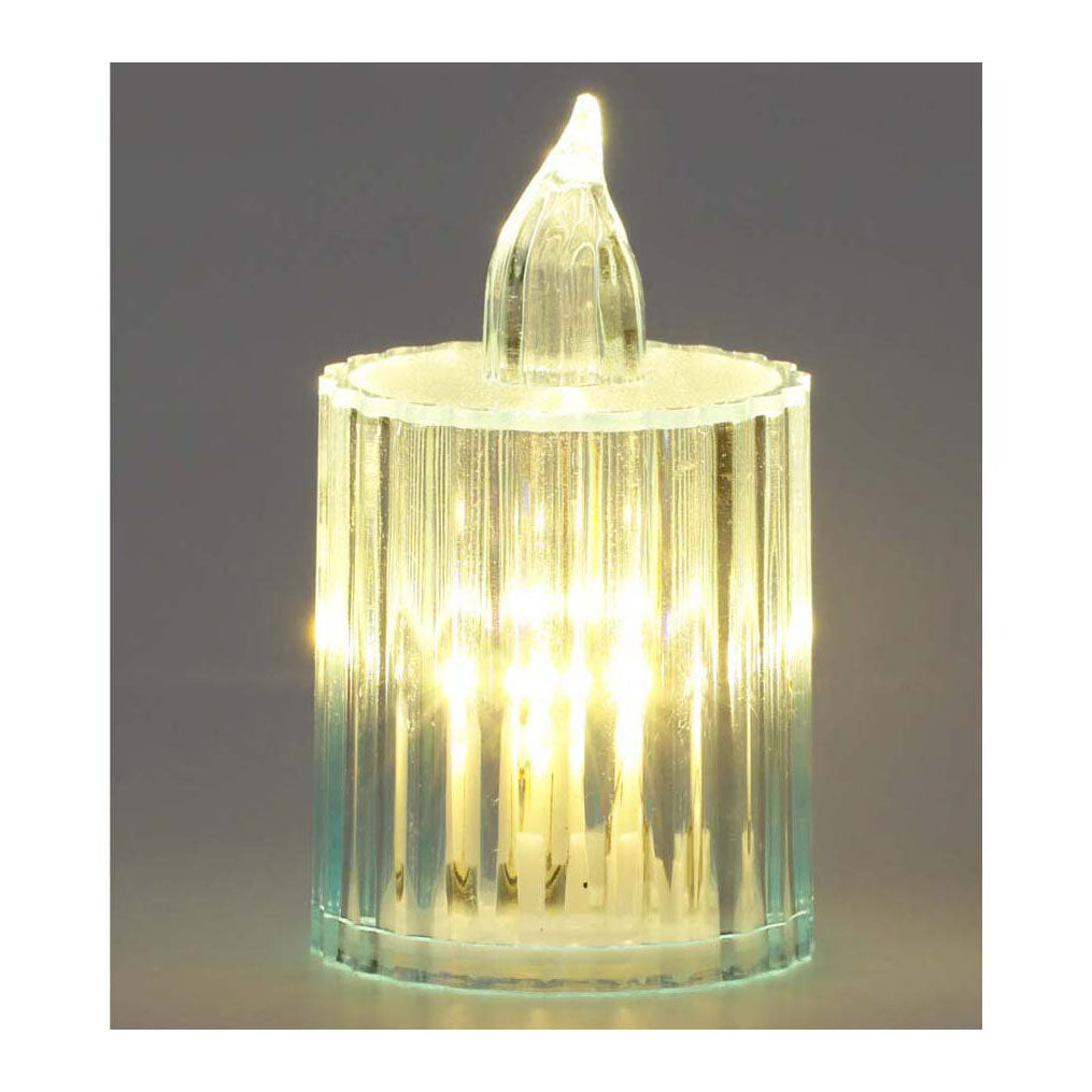 Kerze mit LED, 24 Stk.