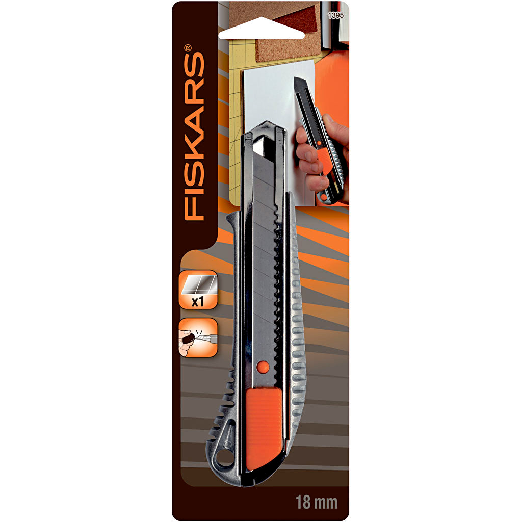 Fiskars Hobbymesser, B: 18 mm, 1 Stück