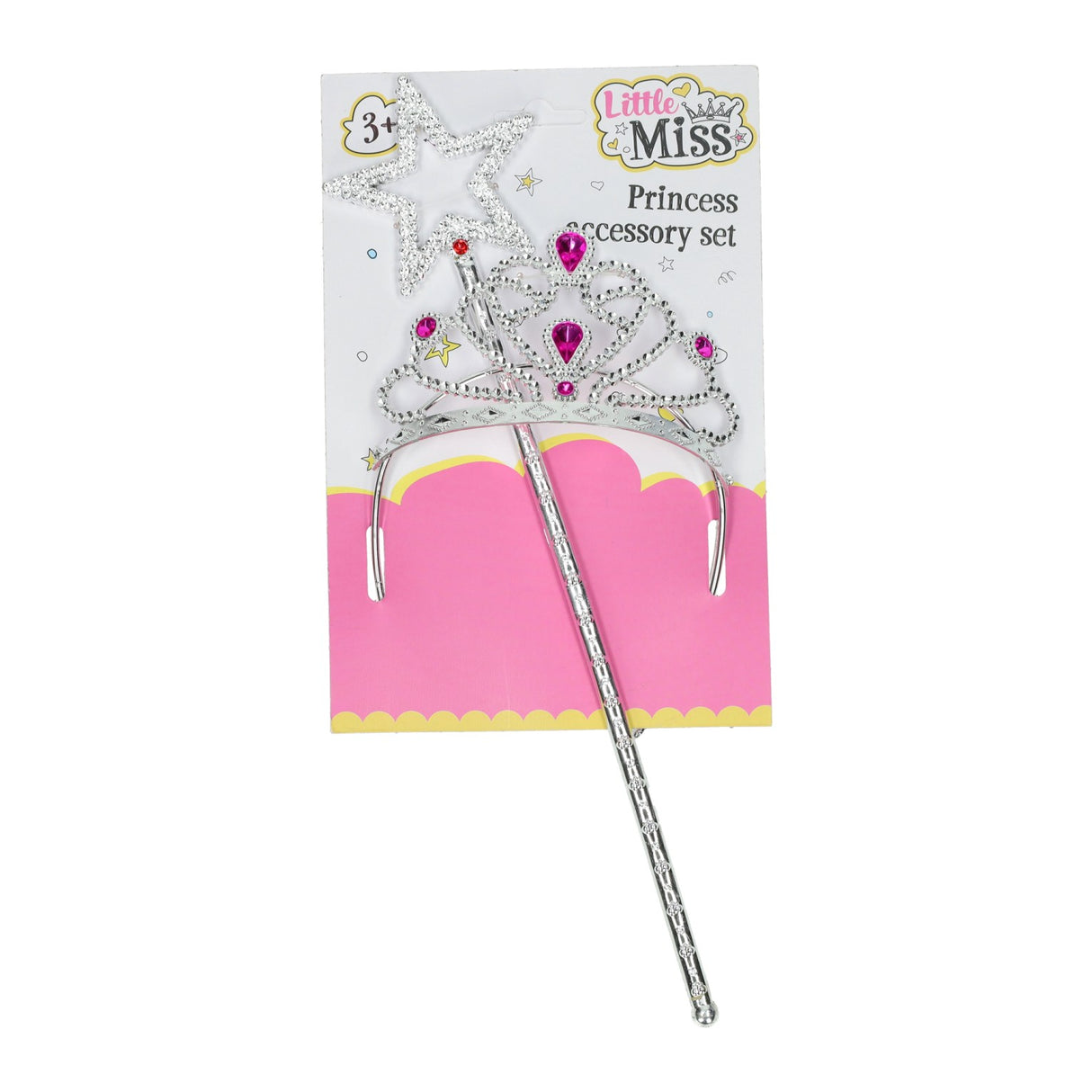 Prinsessen accessoireset tiara en toverstaf
