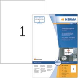 Herma Etiketten A4 weiß 210x297 mm ablösb. Papier 100 Stk.