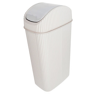 Tischabfalleimer Alythia mit Schwingdeckel 4 Liter beige | 3 Stück