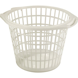 Sunware Basic Wäschekorb 48cm rund weiß | 2 Stk