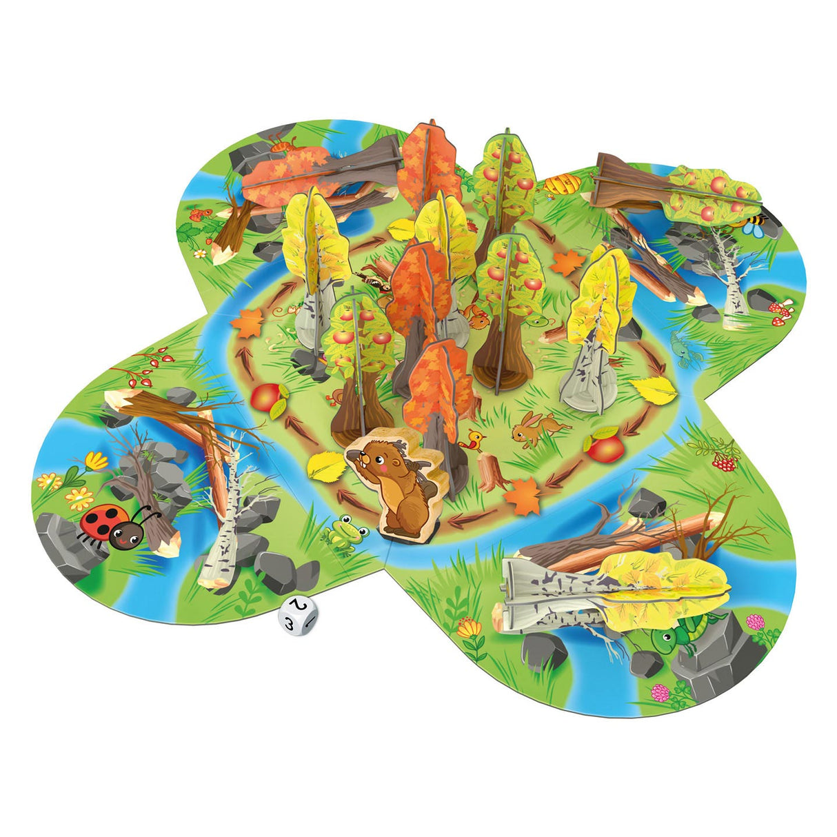 Taktisch beschäftigtes Biber-Brettspiel