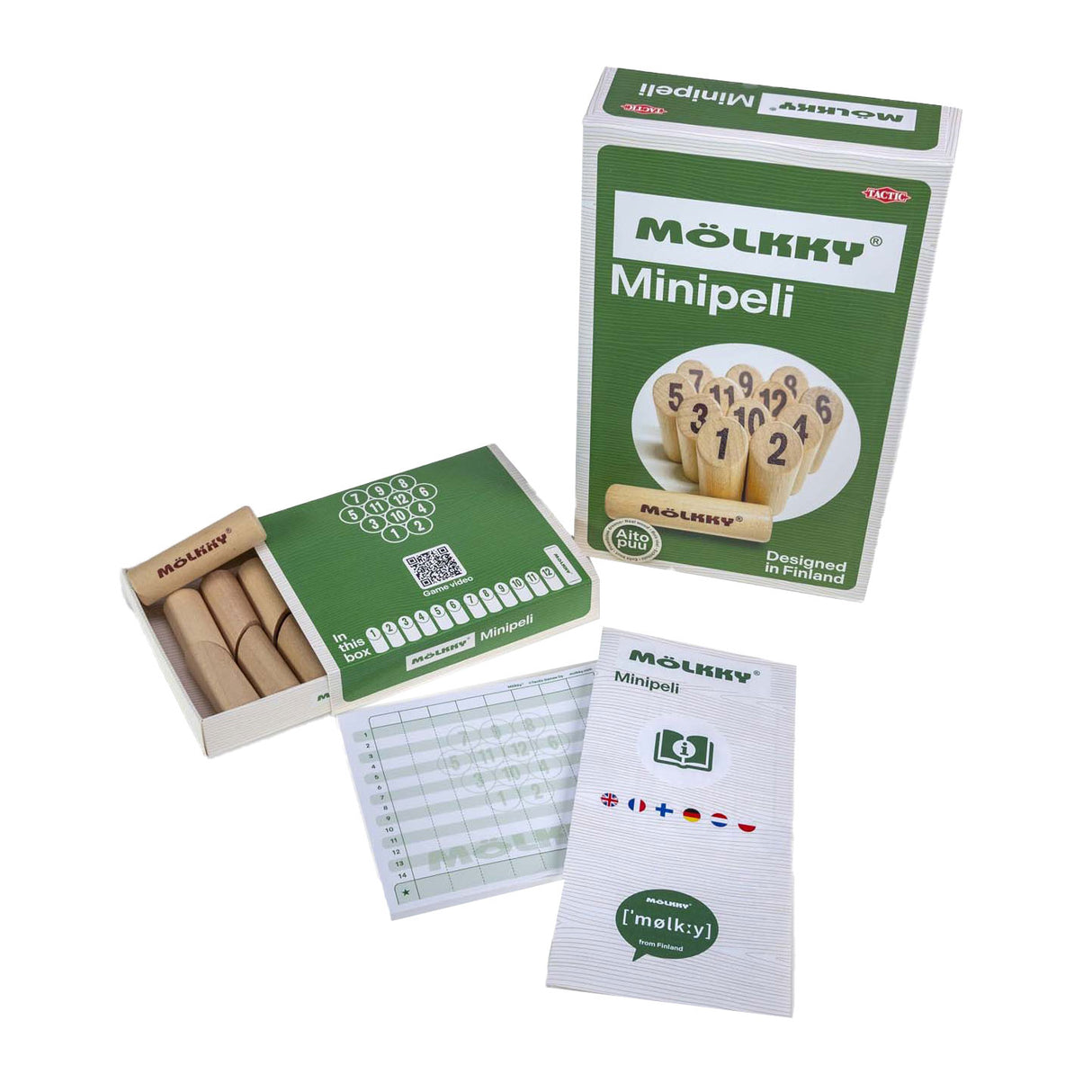 Selecta molkky Minispiel, Wurfspiel