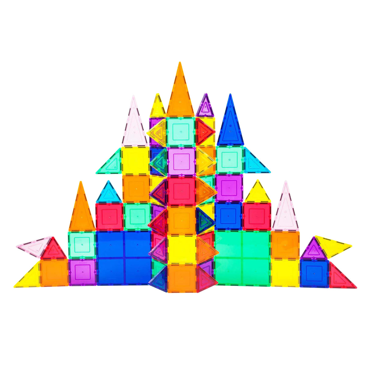 Selecta Spielset „Picassotiles“ – magnetische Bauplättchen, 101 Teile.