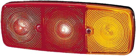 Hella Rücklicht SBB-Light RE 282x105mm Uni-Ansatz schwarz.geh.
