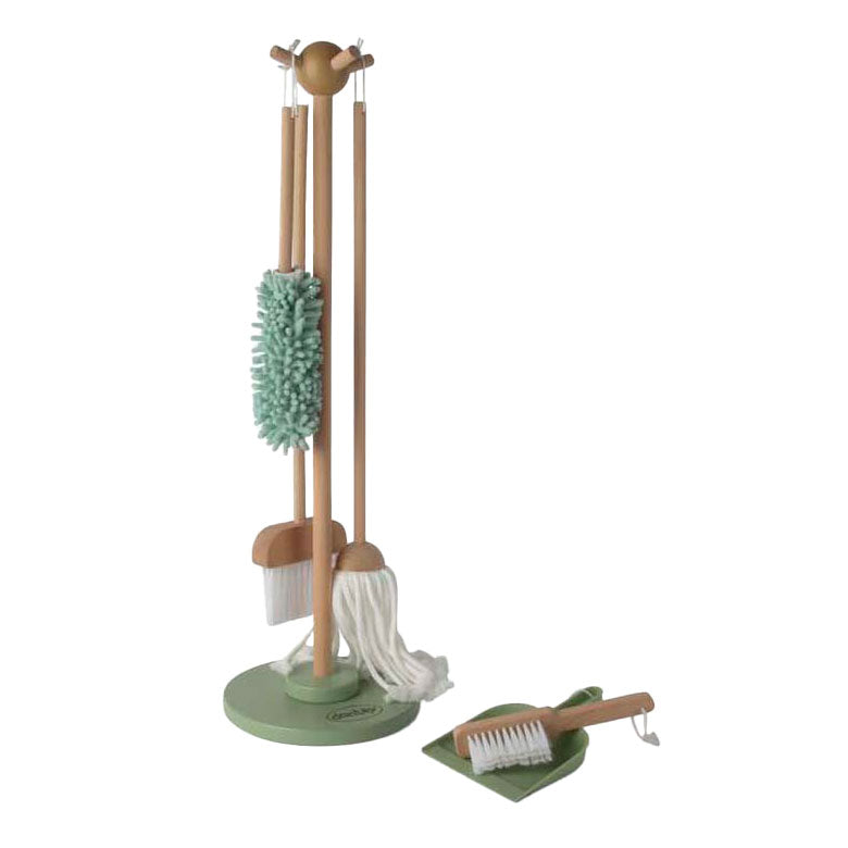 Dantoy Reinigungsset aus Holz, 6-teilig.