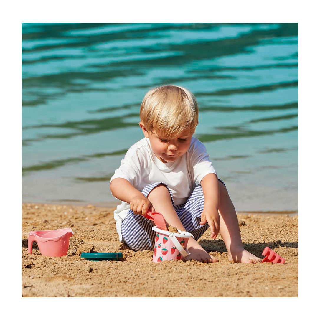 Ecoiffier Erdbeer-Strand-Set, 4-teilig.