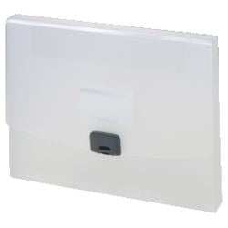 Documentmap vk pp a4 33,5x24cm transparant clipsluiting capaciteit 250 vel
