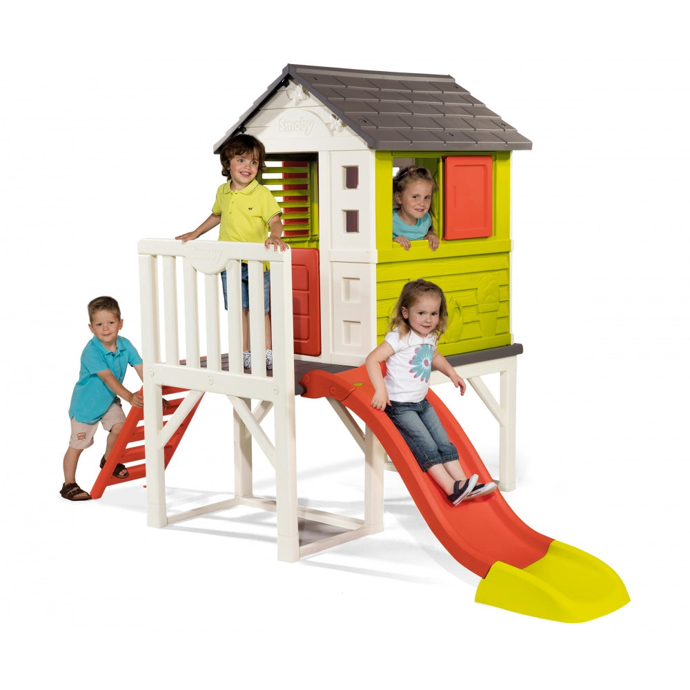 Smoby Spielhaus mit Rutsche