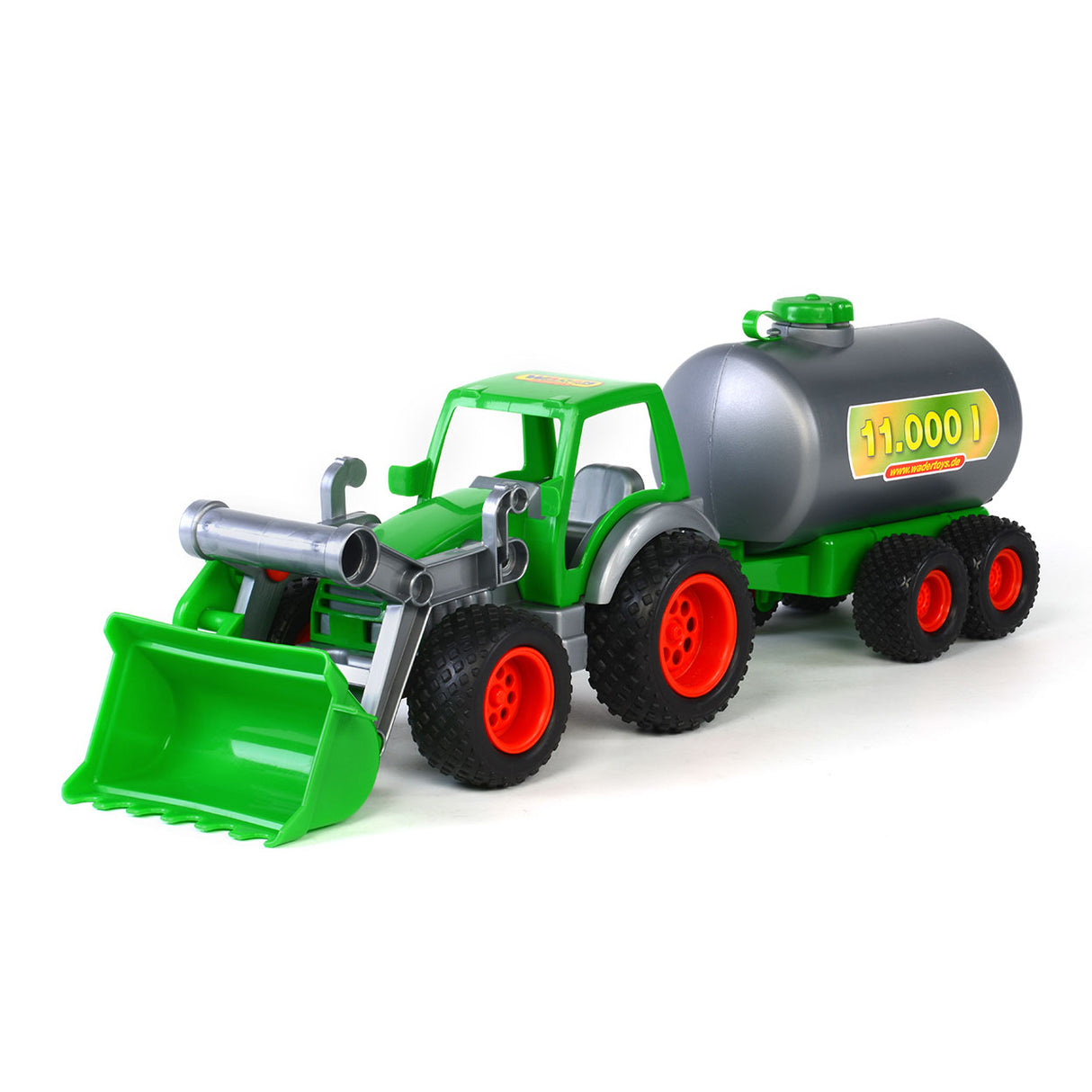 Cavallino -Traktor mit Frontlader und Tanker