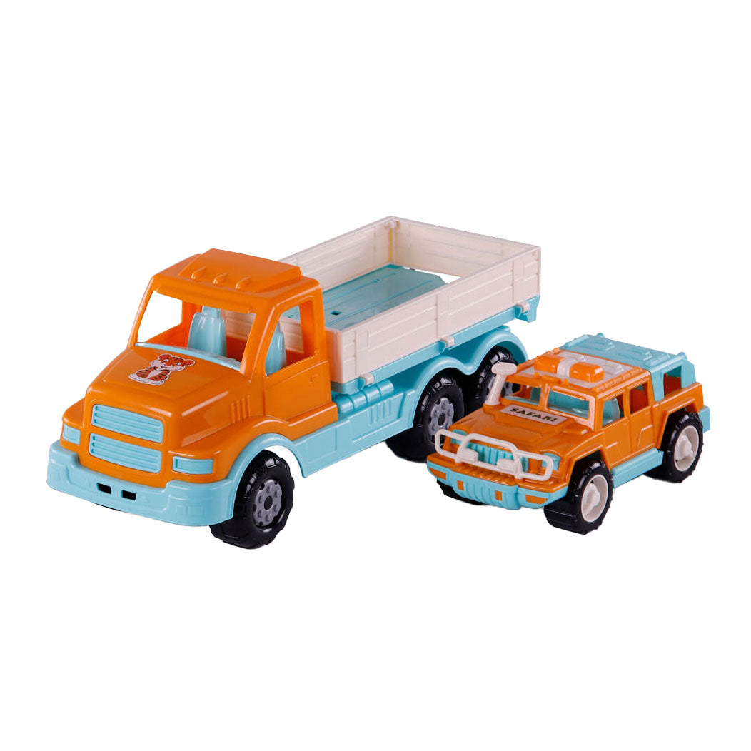 Cavallino XL Torpedo -LKW mit Überleben Jeep Oranje, 44,5 cm