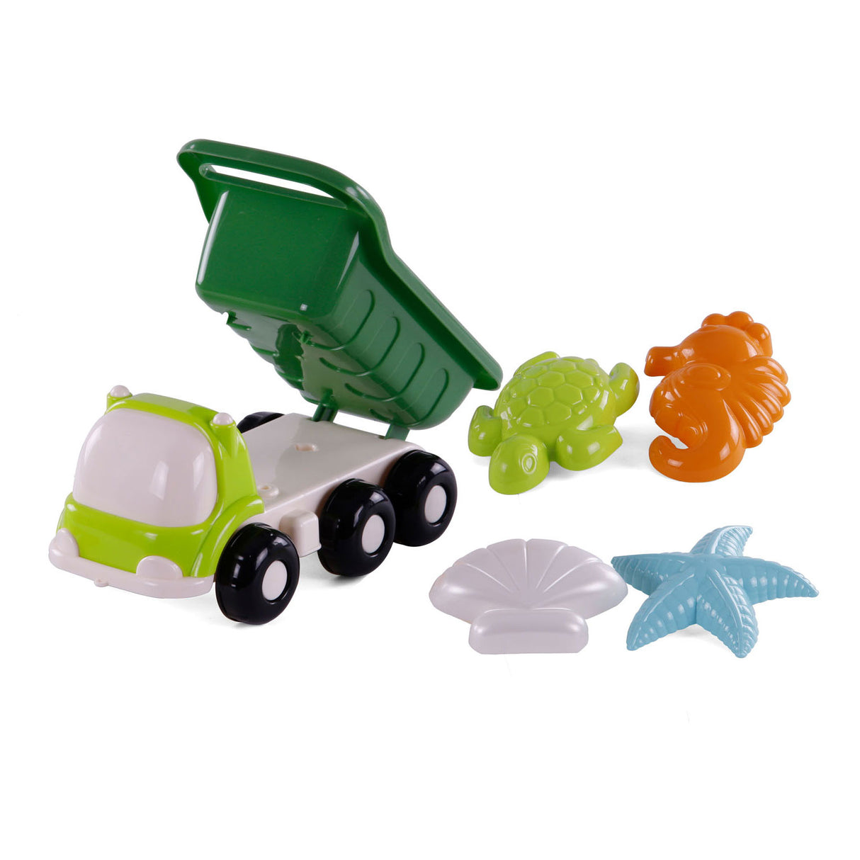 Cavallino Beach KiepWagen mit 4 Sandformen grün