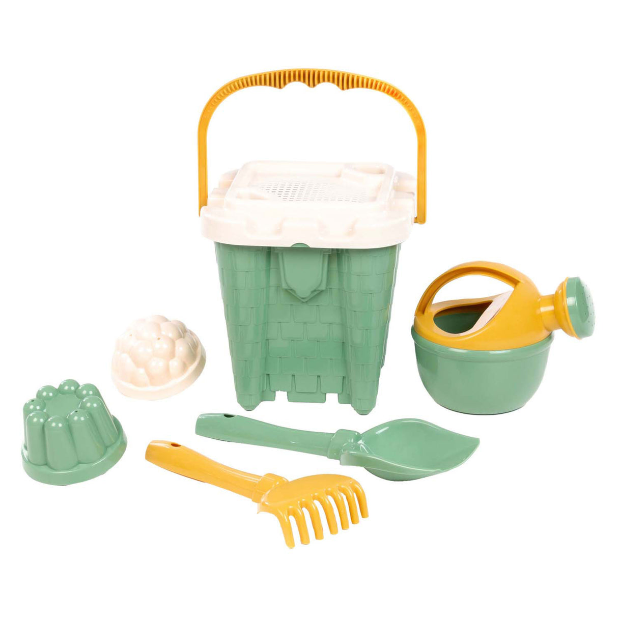 Cavallino Castle Green Eimer-Set, 7-teilig.
