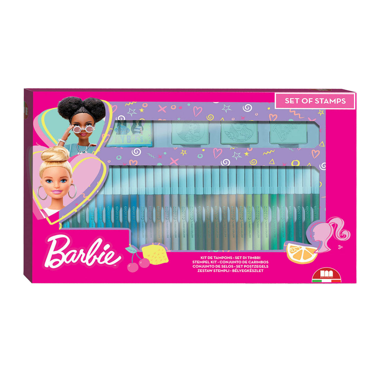 Multiprint Barbie Farbset mit Briefmarken, 41DLG.